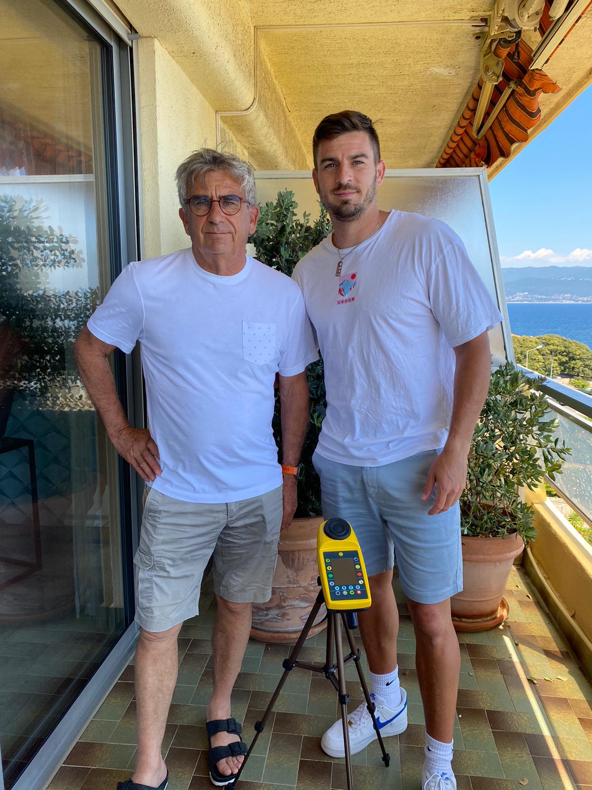 Georges et Frédéric Gacon concepteurs du sportbeeper