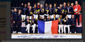 Equipe de France de Handball championne olympique avec Pierre Terzi